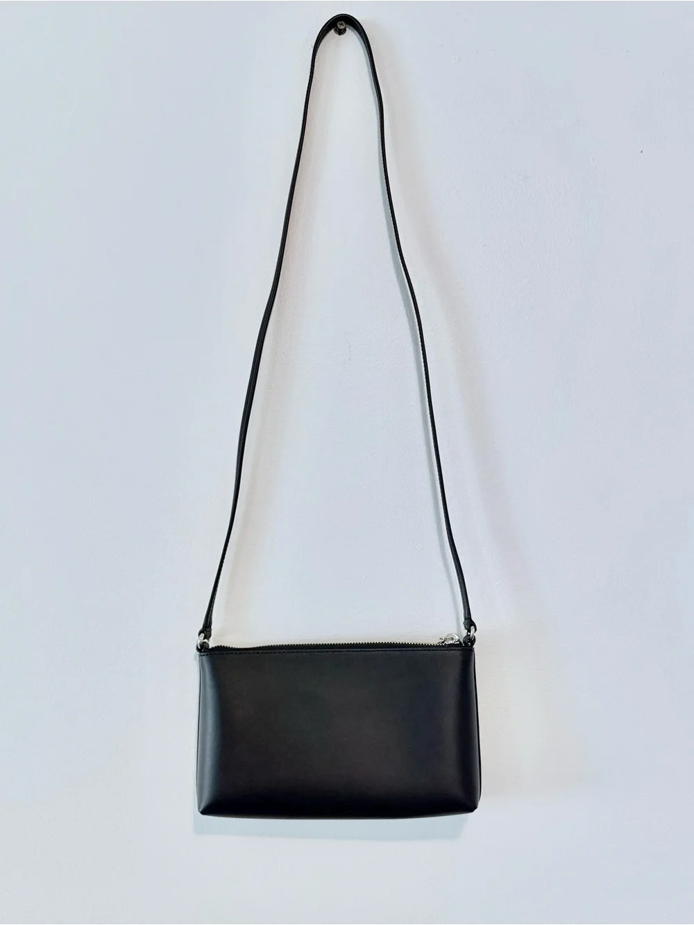 kate Spade Black Leather Crossbody with Tassel Charm - Picture 3 of 12